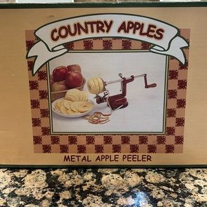 Apple corer and peeler